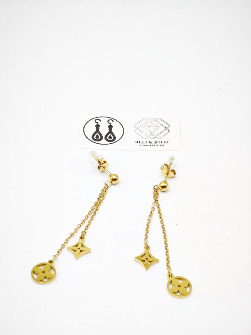 Edelstahl Ohrringe - P02B