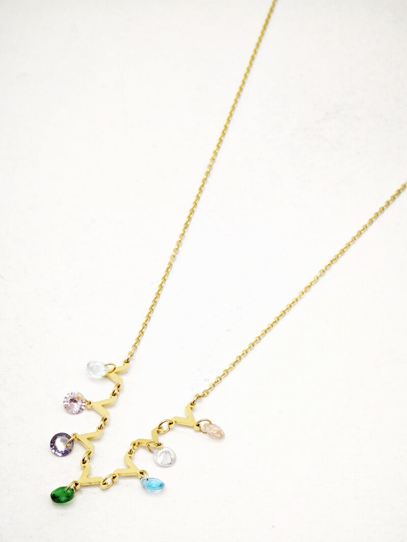 Edelstahl Halskette - P09