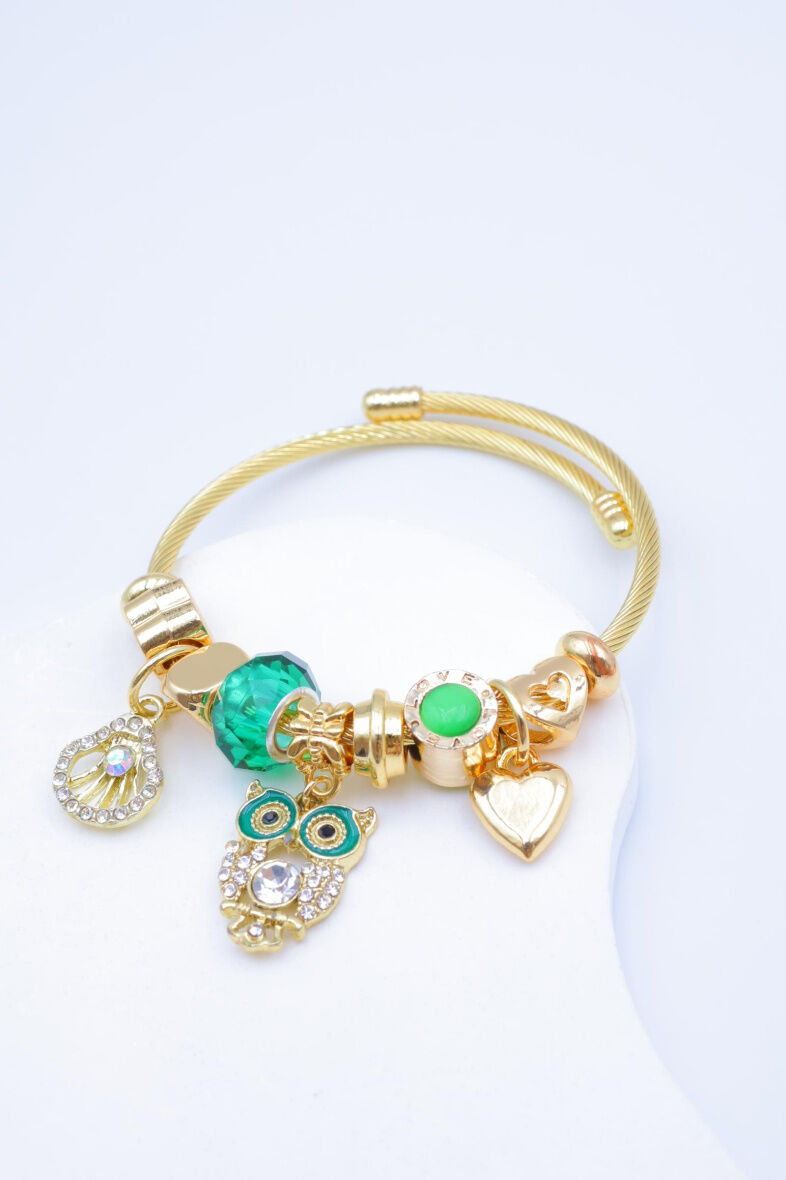 Starres Metall-Charm-Armband - PT60