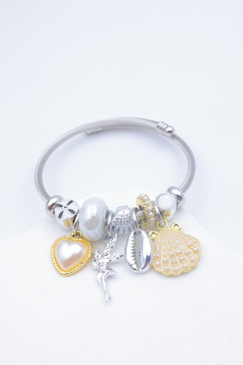 Starres Metall-Charm-Armband - PT61