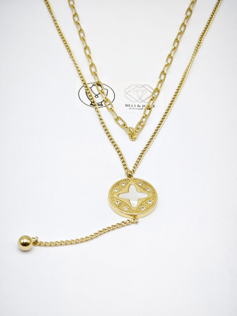 Edelstahl Halskette - Q07