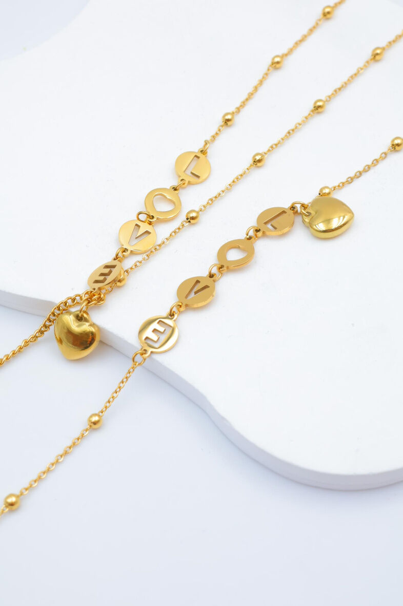 Set di gioielli in acciaio inossidabile - Q22E