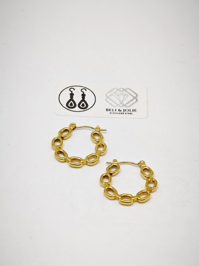 Edelstahl Ohrringe - Q35