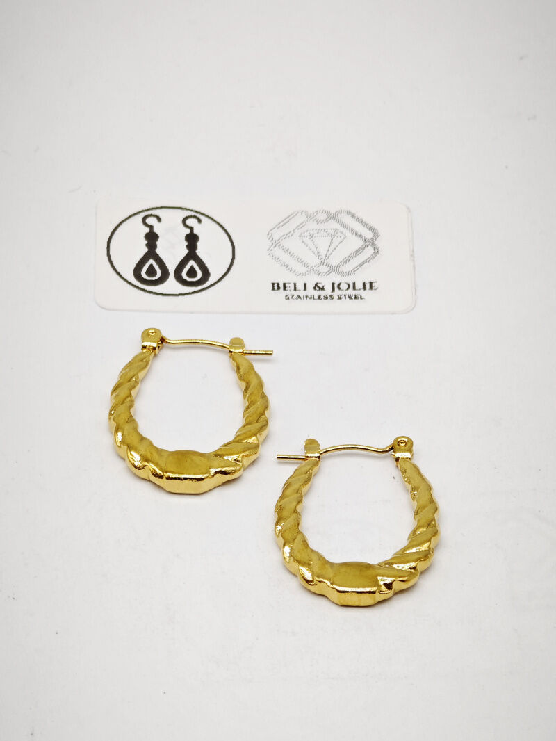 Edelstahl Ohrringe - Q36