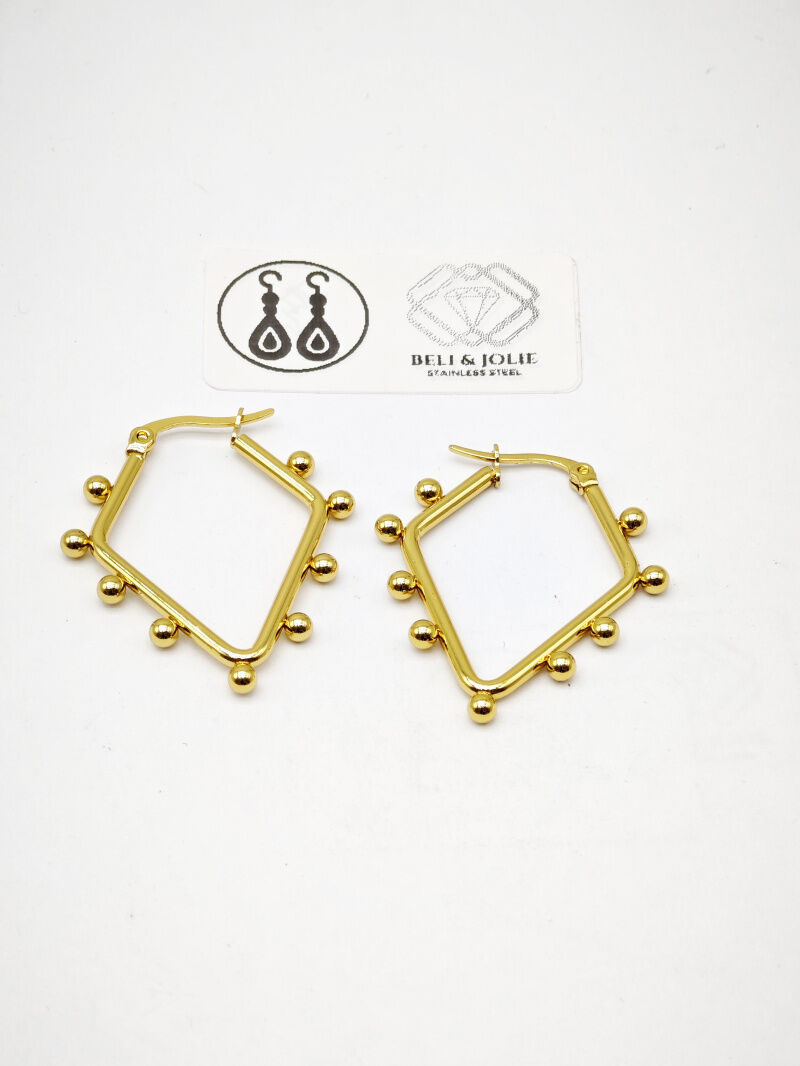 Creolen aus Edelstahl - Q43