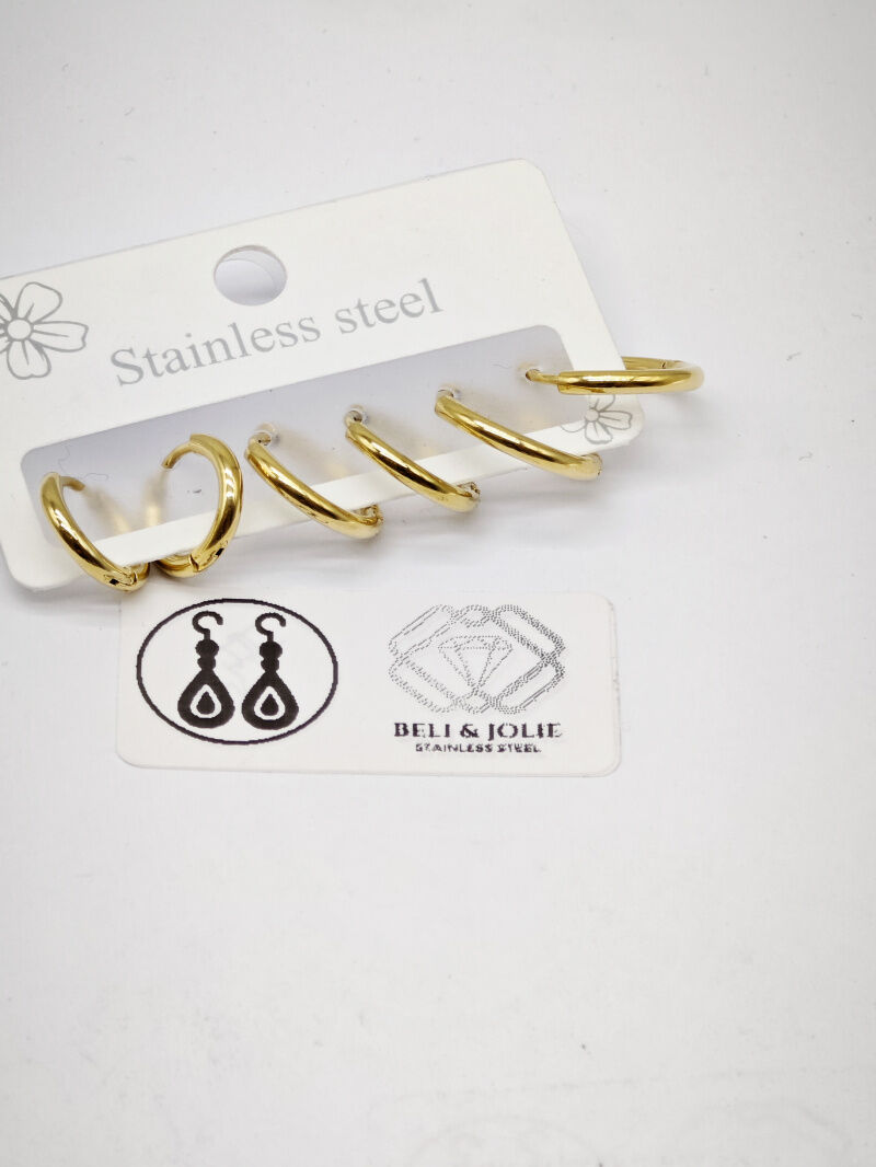 Edelstahl Ohrringe - R29