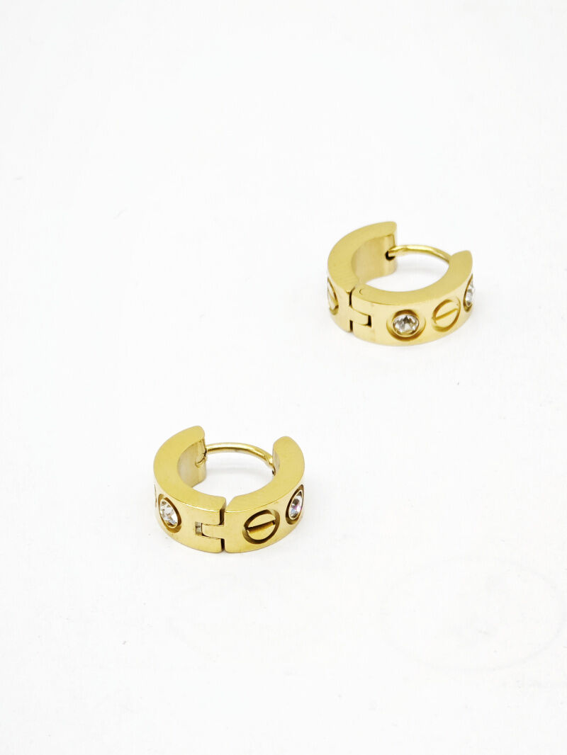 Creolen aus Edelstahl - R32