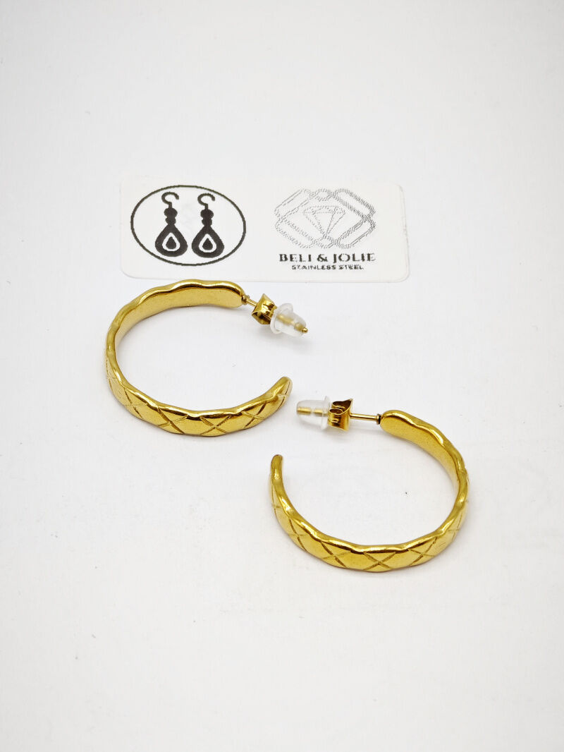 Creolen aus Edelstahl - R33