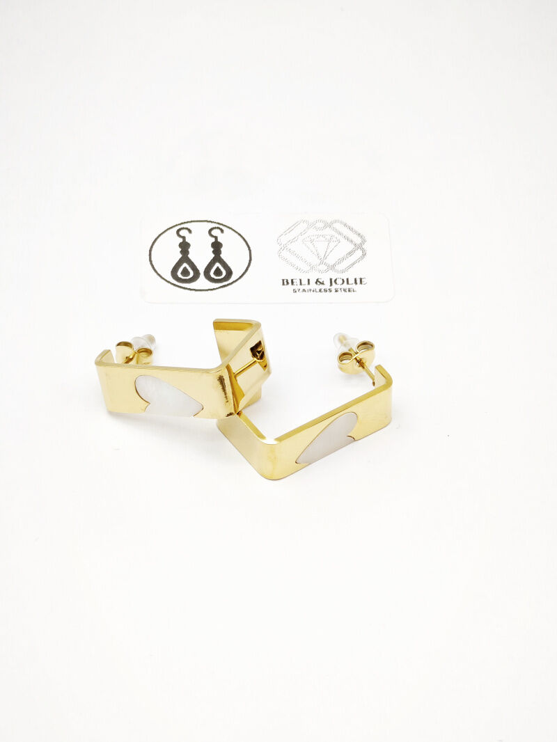 Creolen aus Edelstahl - R34