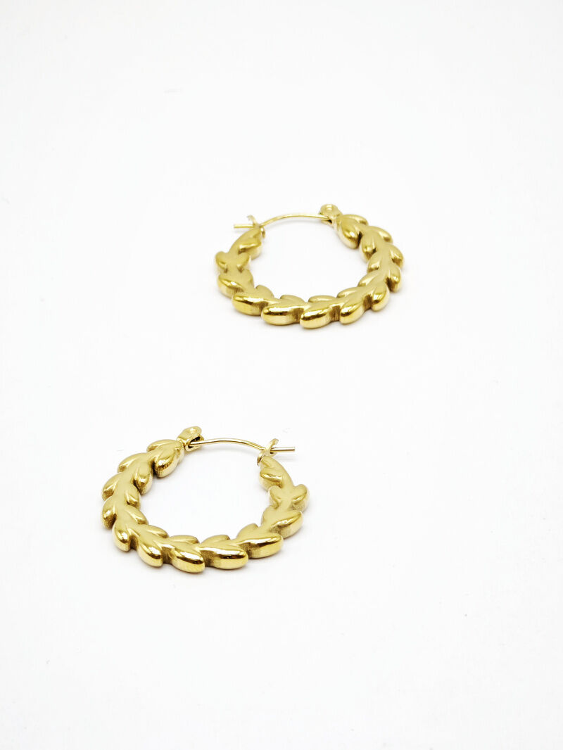 Creolen aus Edelstahl - R36