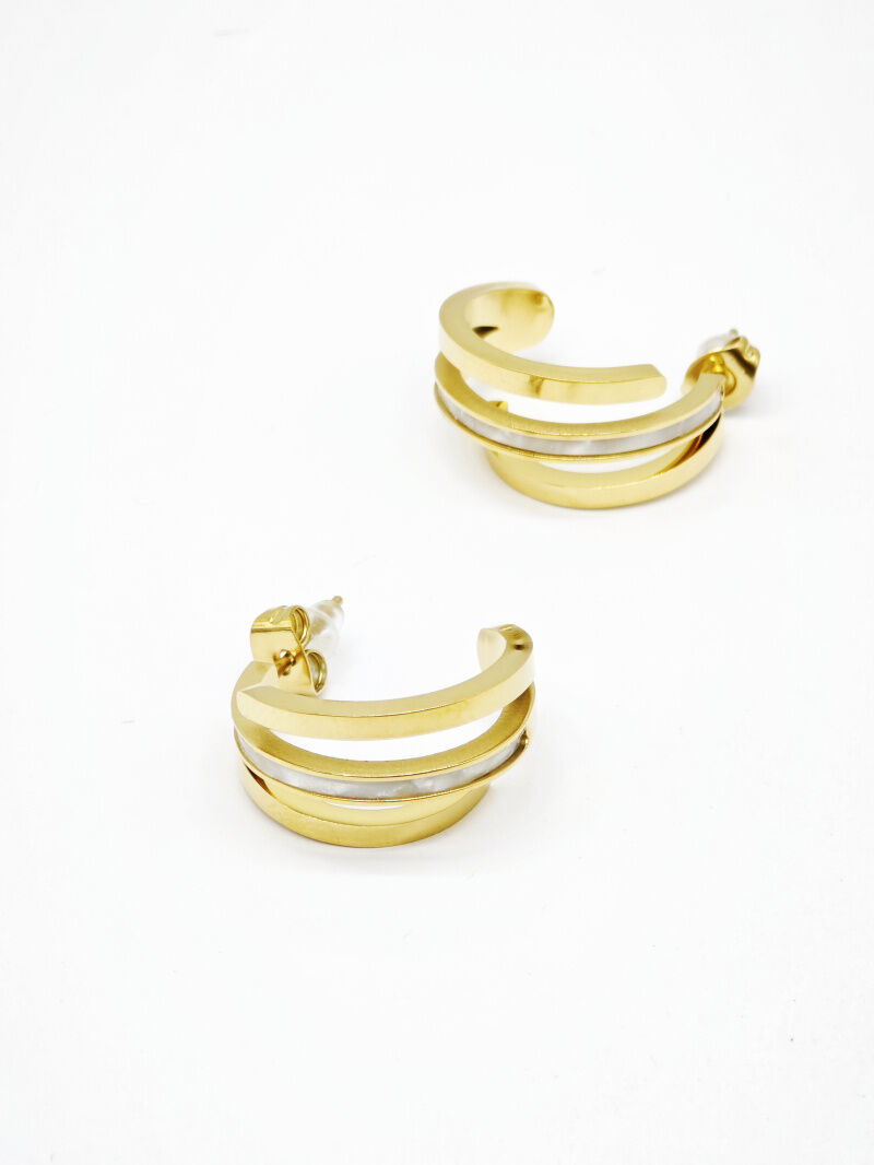 Creolen aus Edelstahl - R37