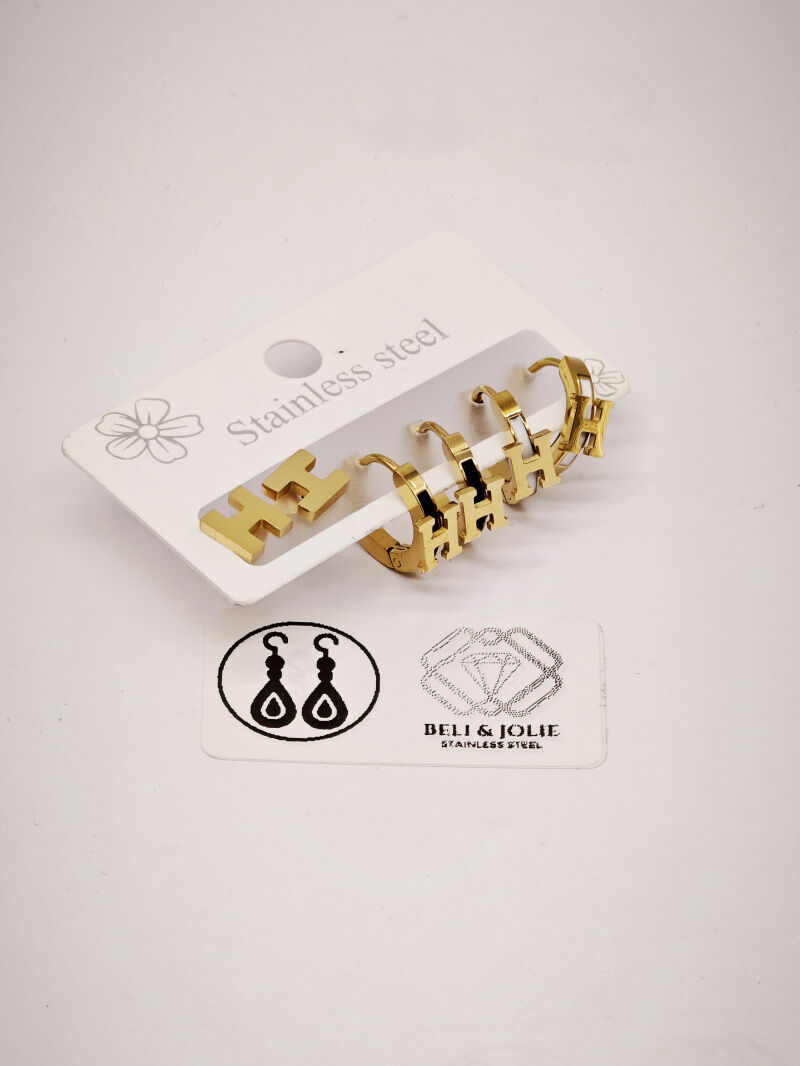 Edelstahlohrringe - R40