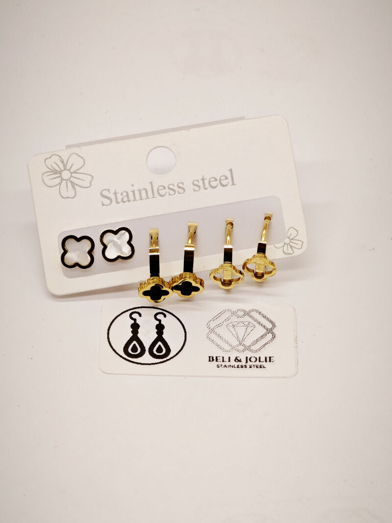 Edelstahl Ohrringe - R41