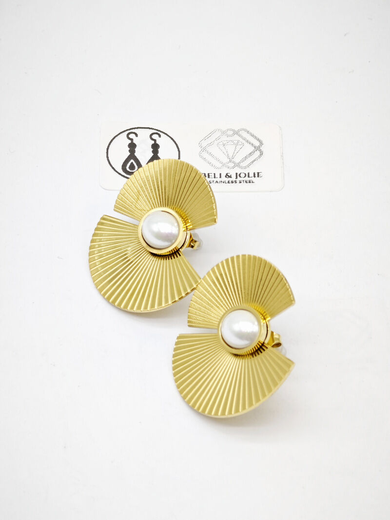 Boucles d'oreilles en acier inoxydable - R44