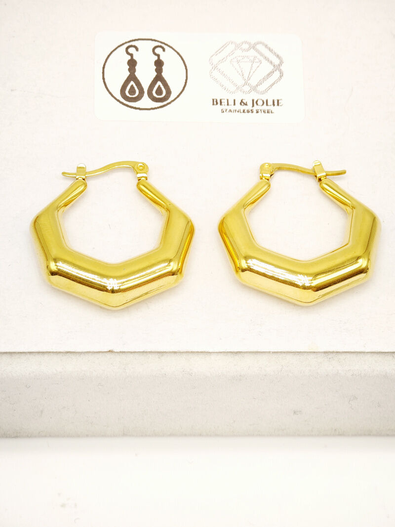 Creolen aus Edelstahl - R51