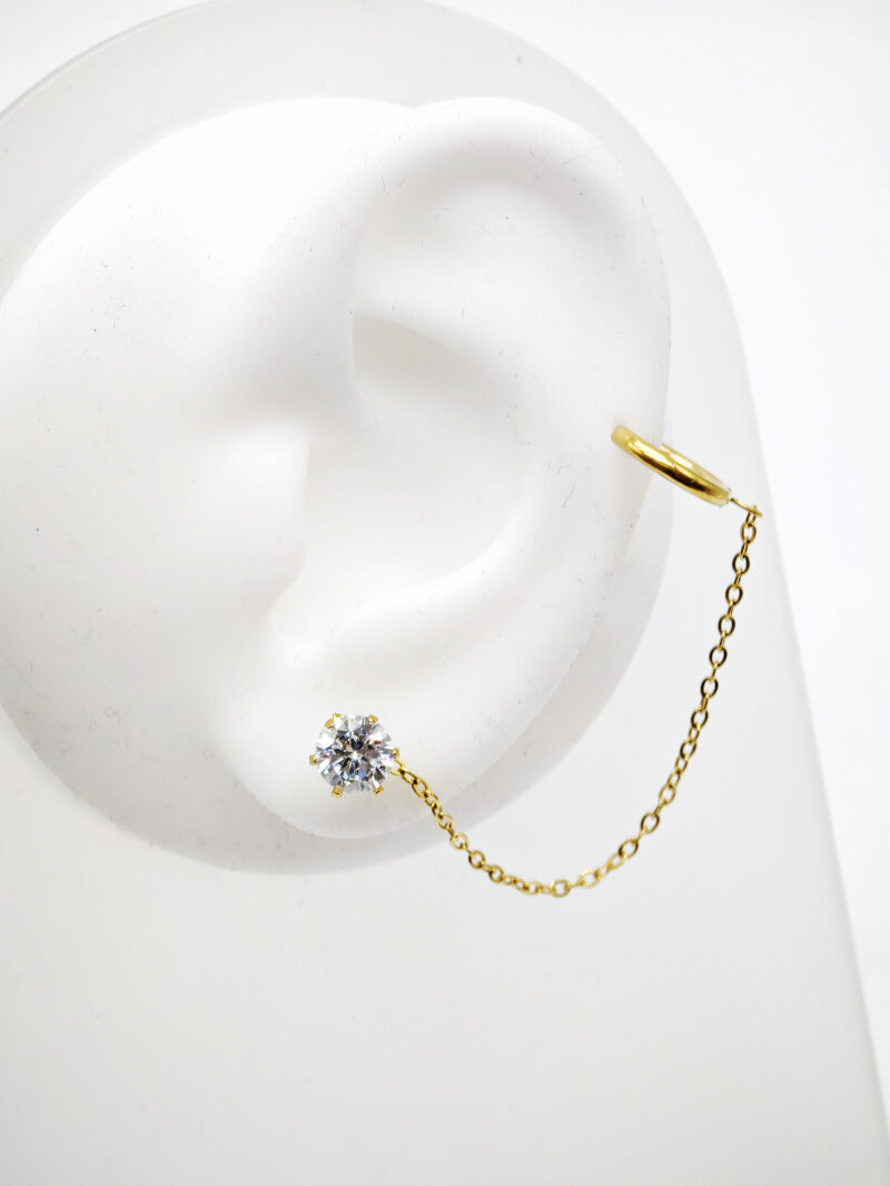 Ohrklemmen aus Edelstahl - T15