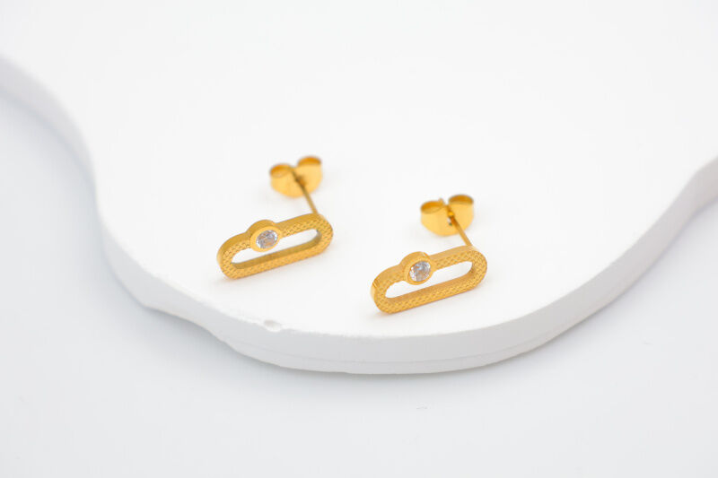 Edelstahl Ohrringe - T48B