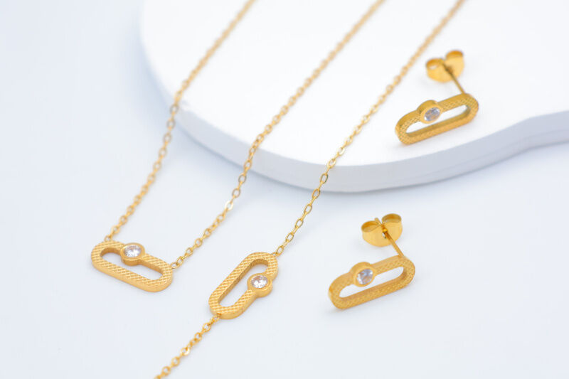 Set di gioielli in acciaio inossidabile - T48E