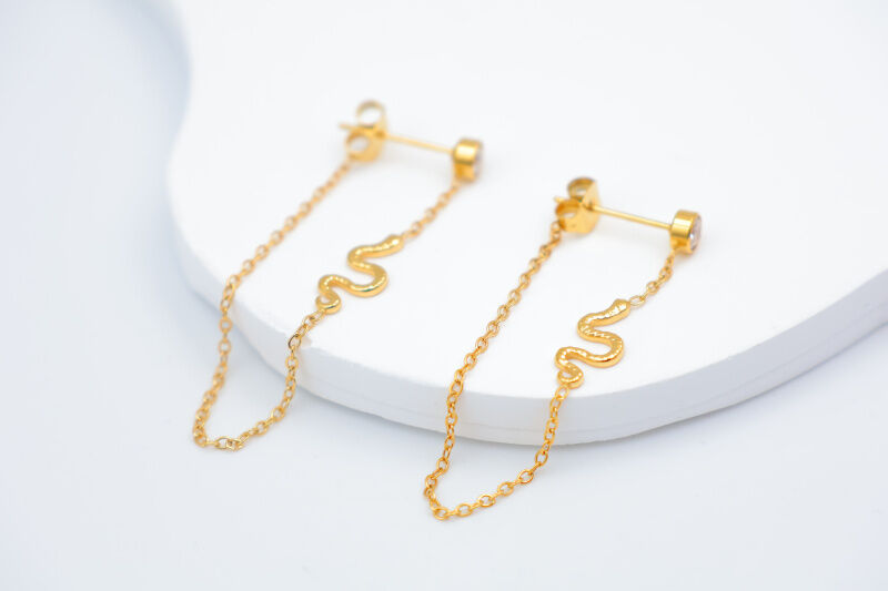 Edelstahl Ohrringe - T49