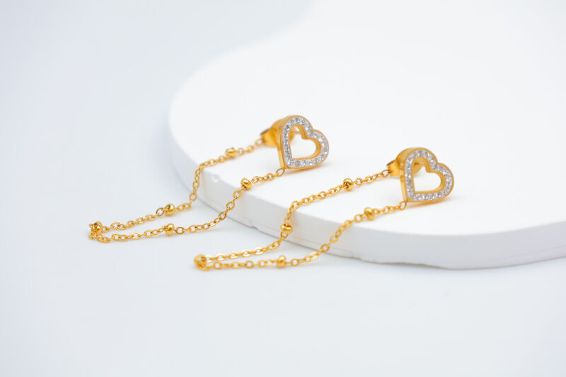 Edelstahlohrringe - T50