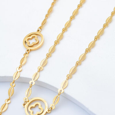 Conjunto de joyas de acero inoxidable - T52E-DO