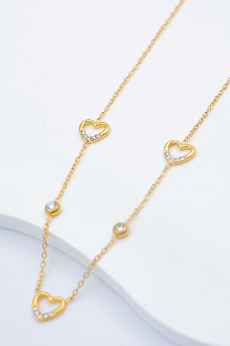 Edelstahl Halskette - T57-DO