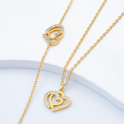 Conjunto de joyas de acero inoxidable - T58E