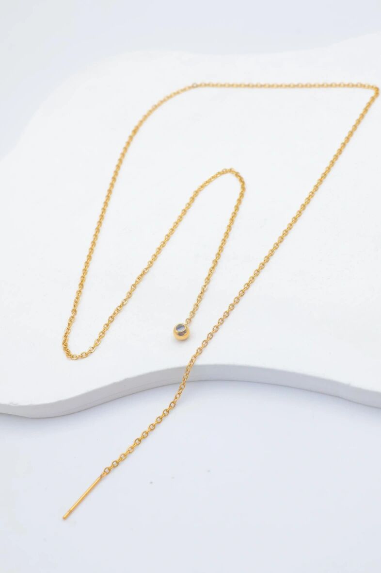 Collier à Personnaliser – Pendentif Lettre – Acier Inoxydable - T95