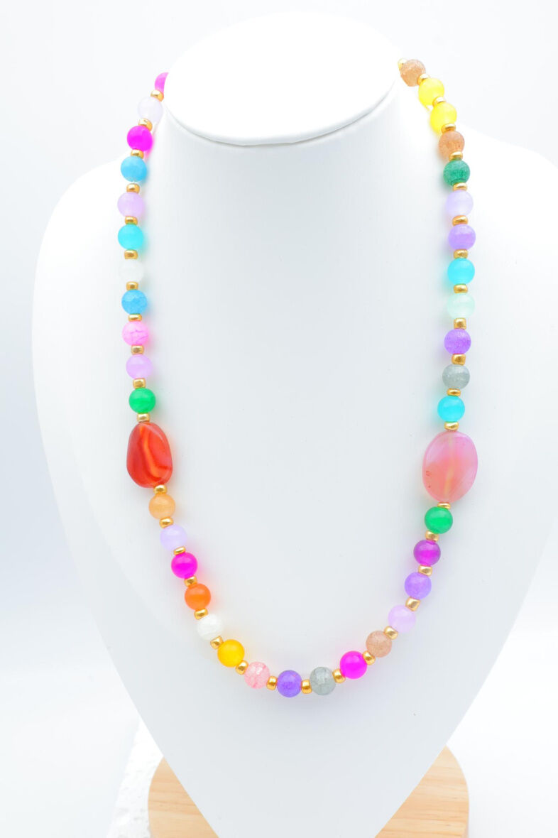 Collier en métal - U02