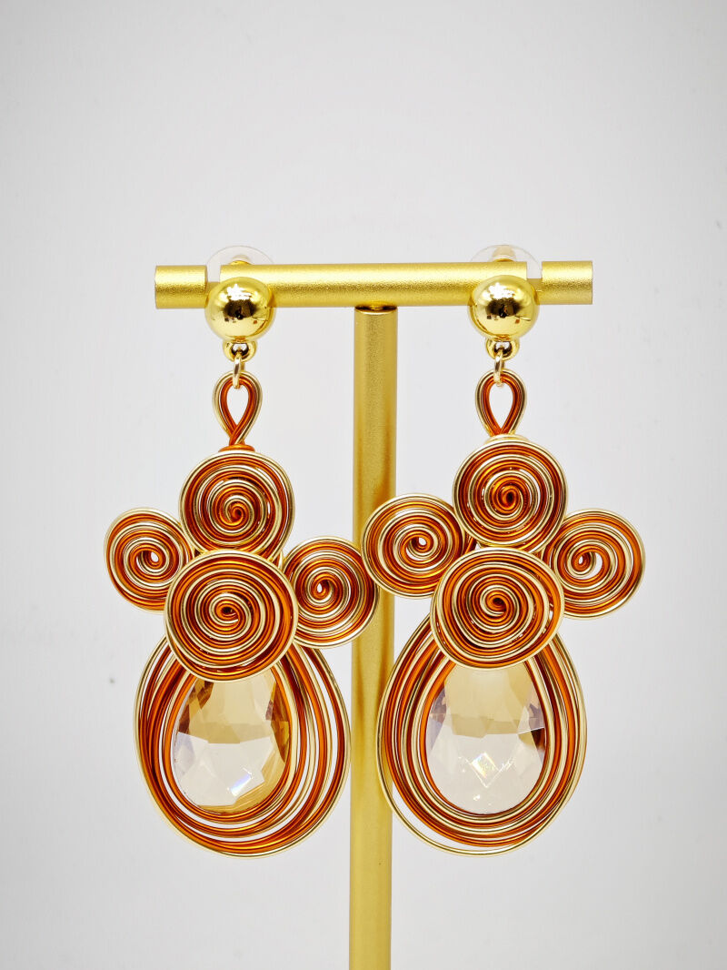 Boucles d'oreilles en métal - U09A