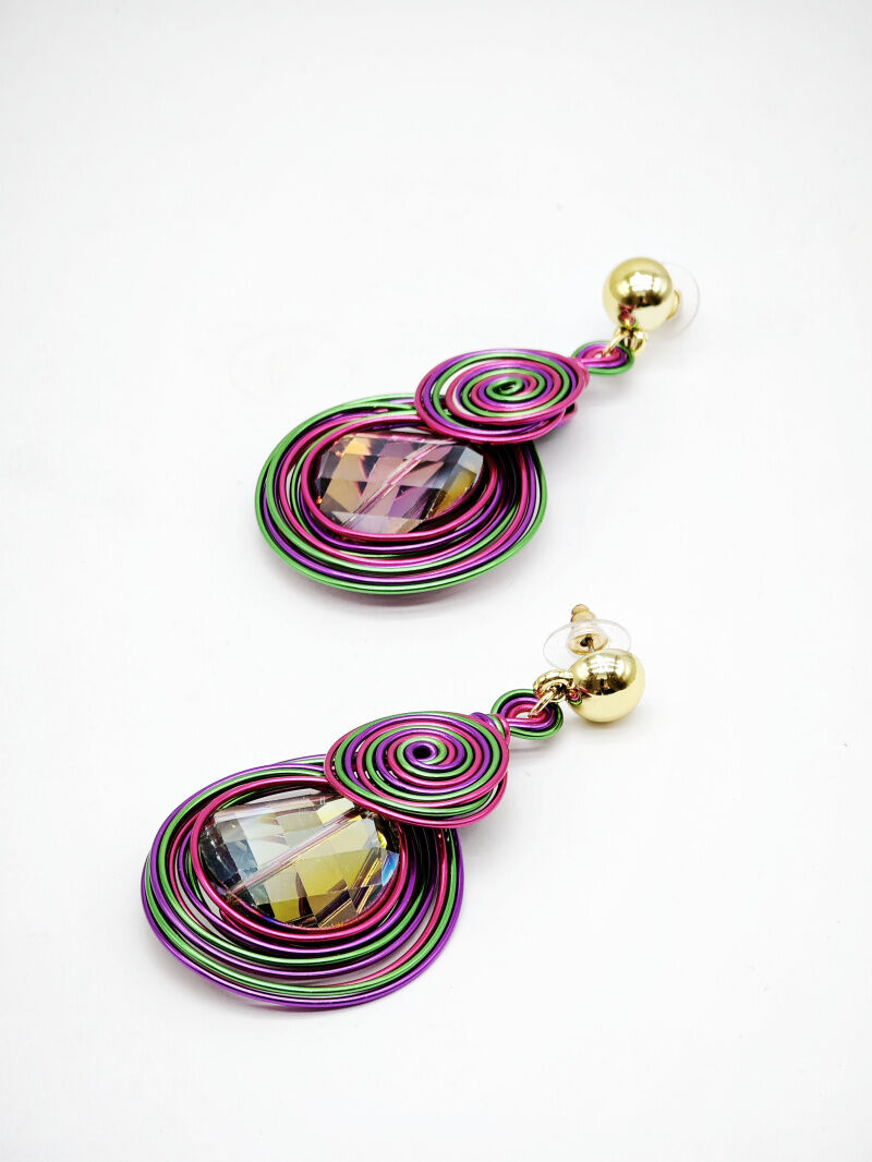 Boucles d'oreilles en métal - U10A