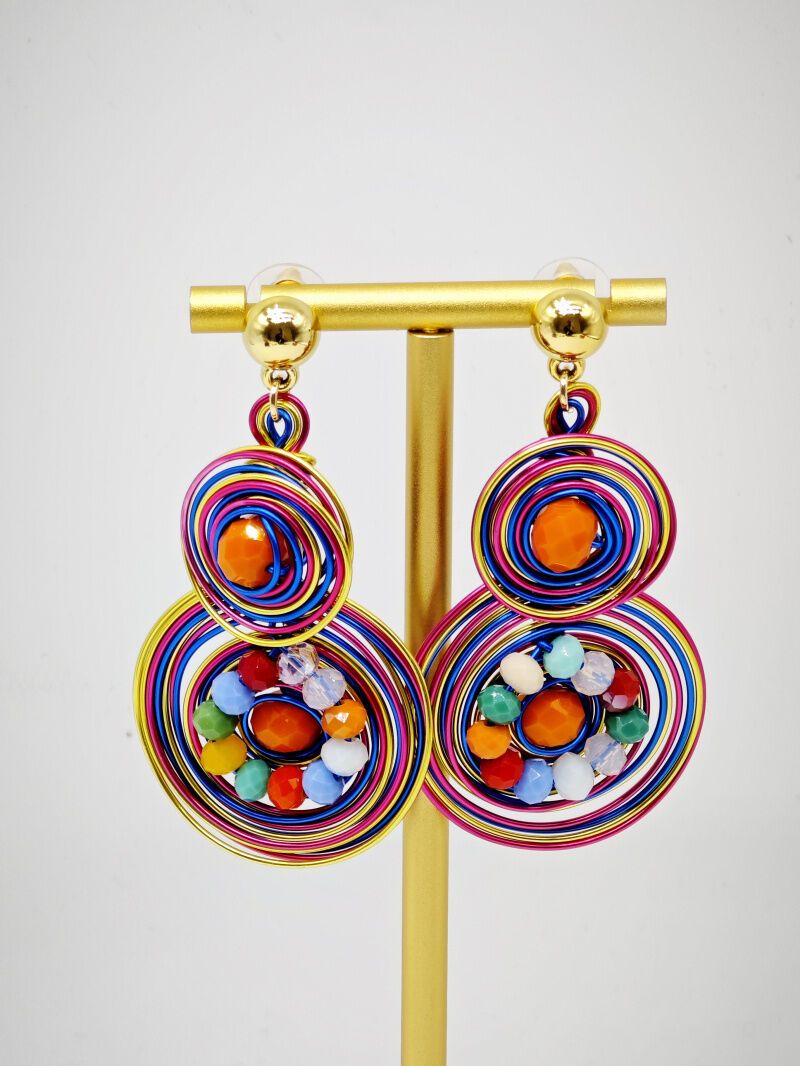 Boucles d'oreilles en métal - U11A