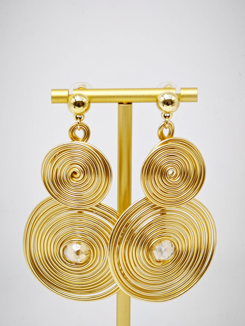 Boucles d'oreilles en métal - U13A