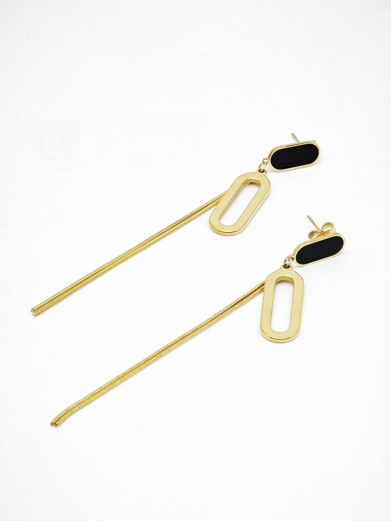 Edelstahl Ohrringe - V01