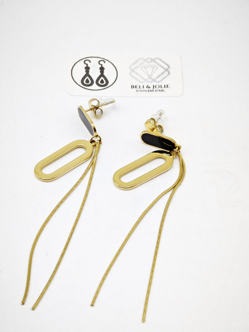 Edelstahl Ohrringe - V02