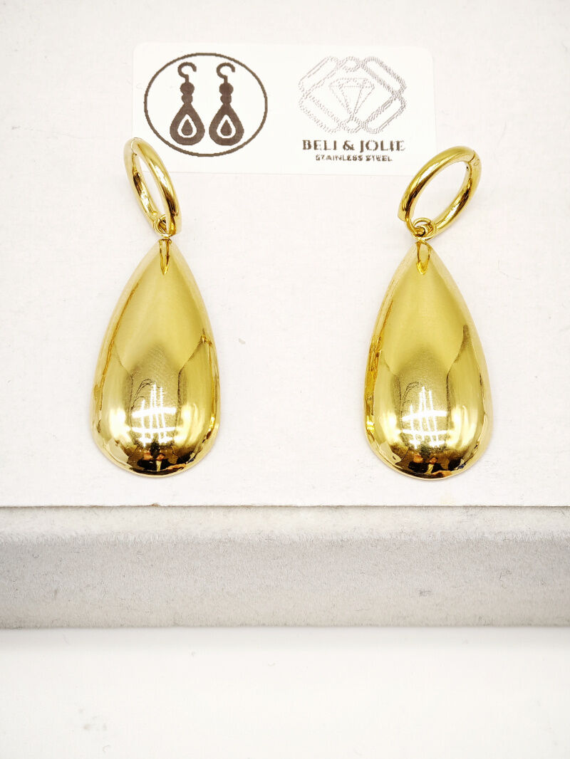 Edelstahl Ohrringe - V04