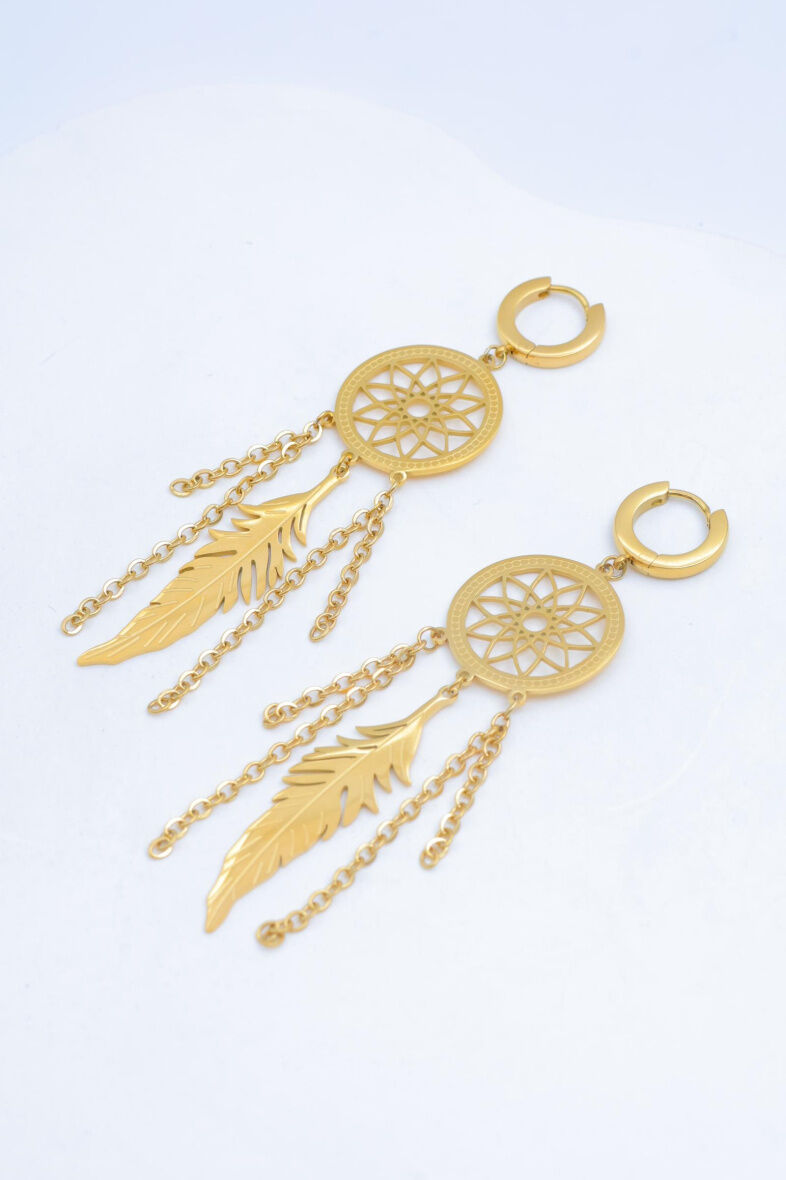 Edelstahl Ohrringe - V14