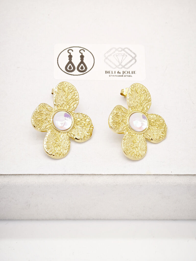 Edelstahl Ohrringe - V15