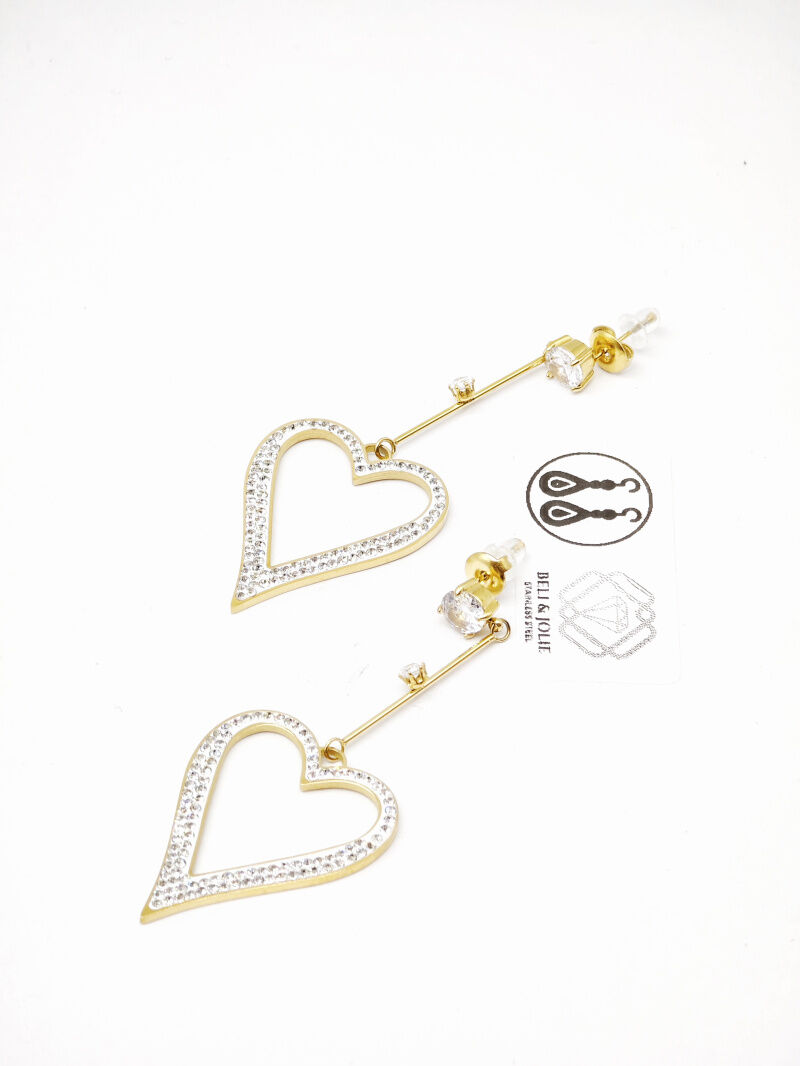 Edelstahl Ohrringe - V19