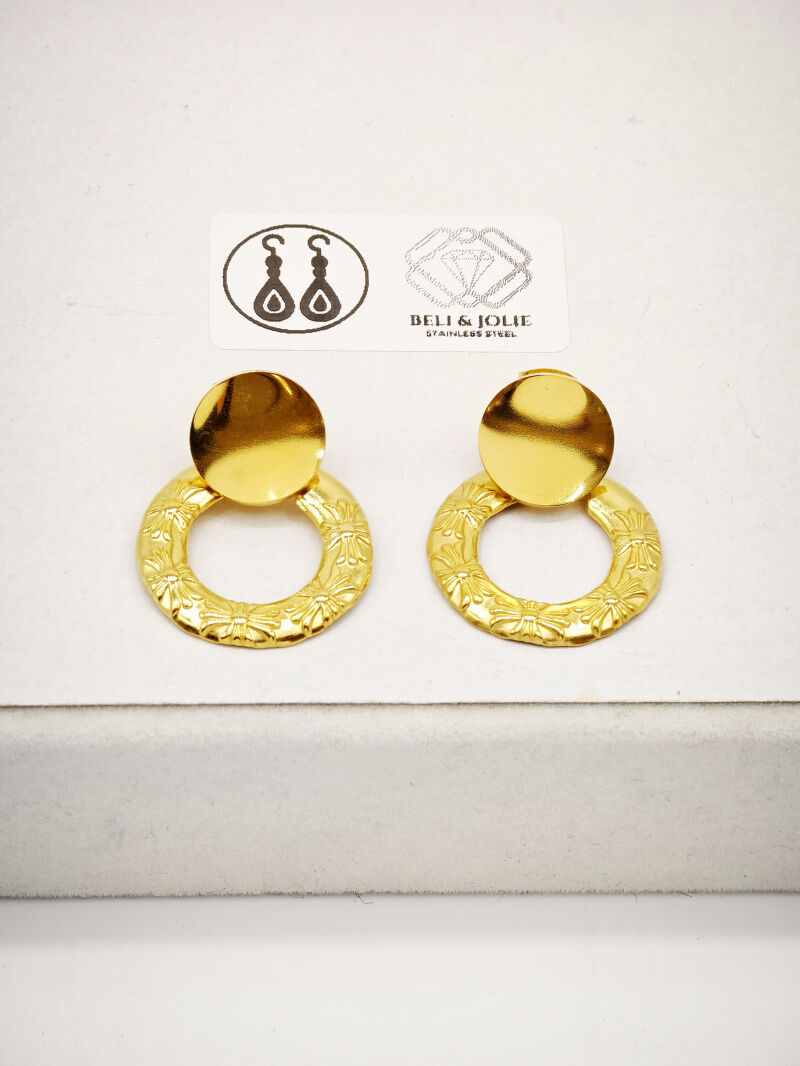 Edelstahl Ohrringe - V22