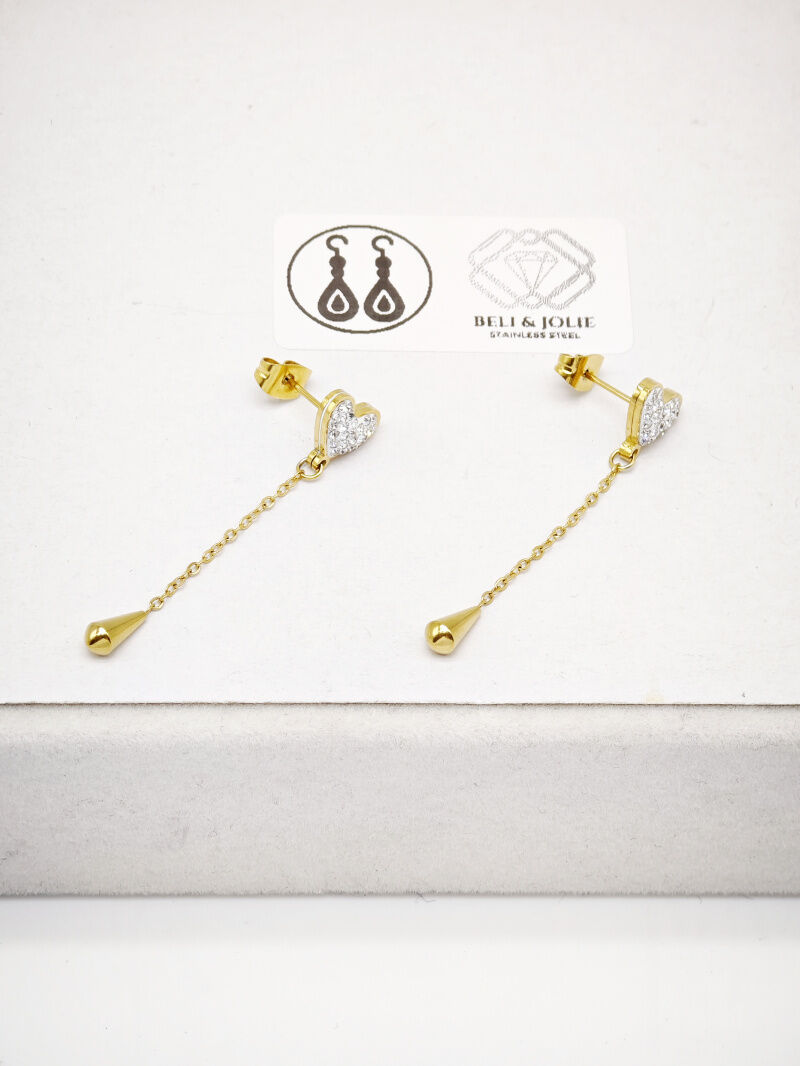 Edelstahl Ohrringe - V23