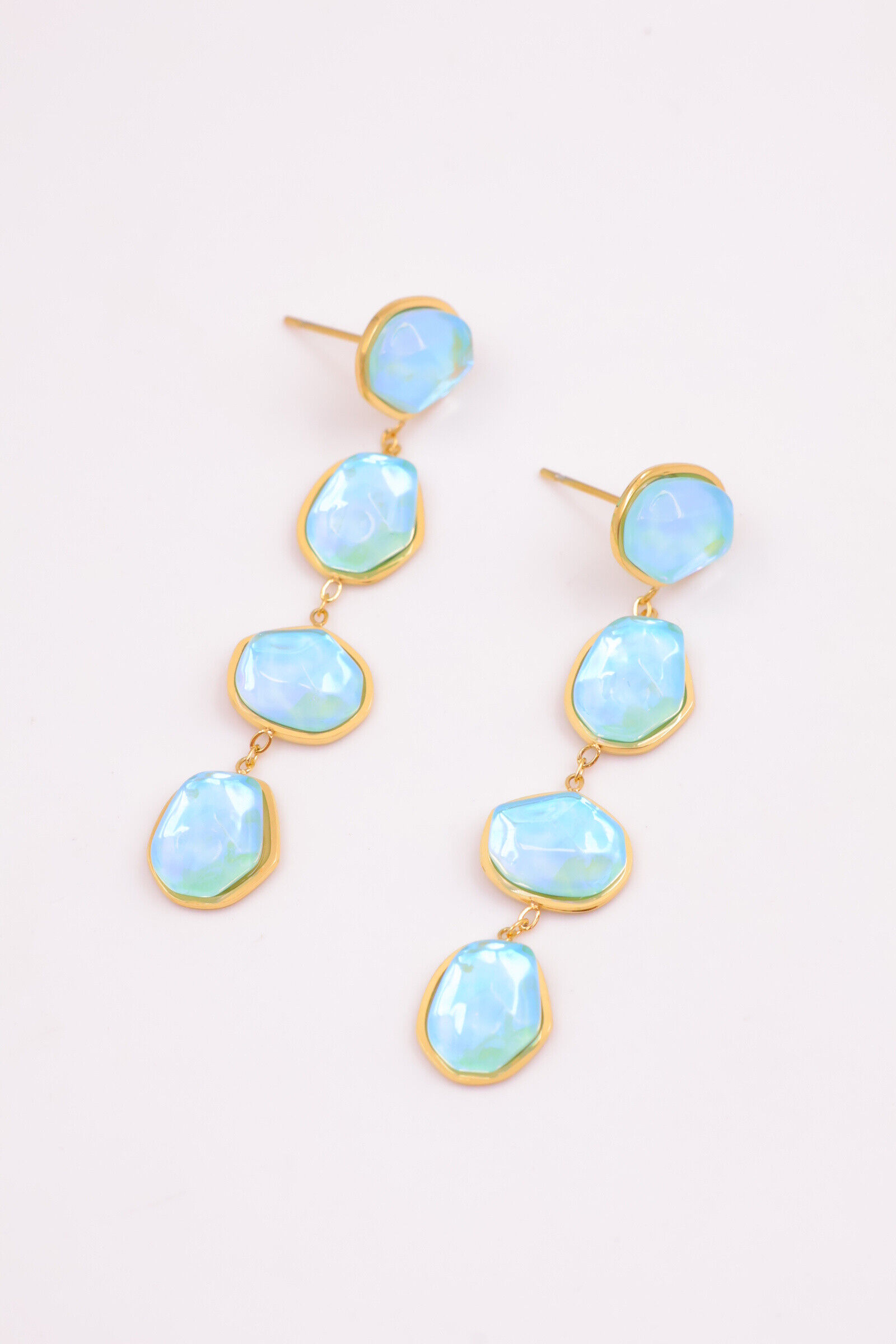 Edelstahl Ohrringe - V29