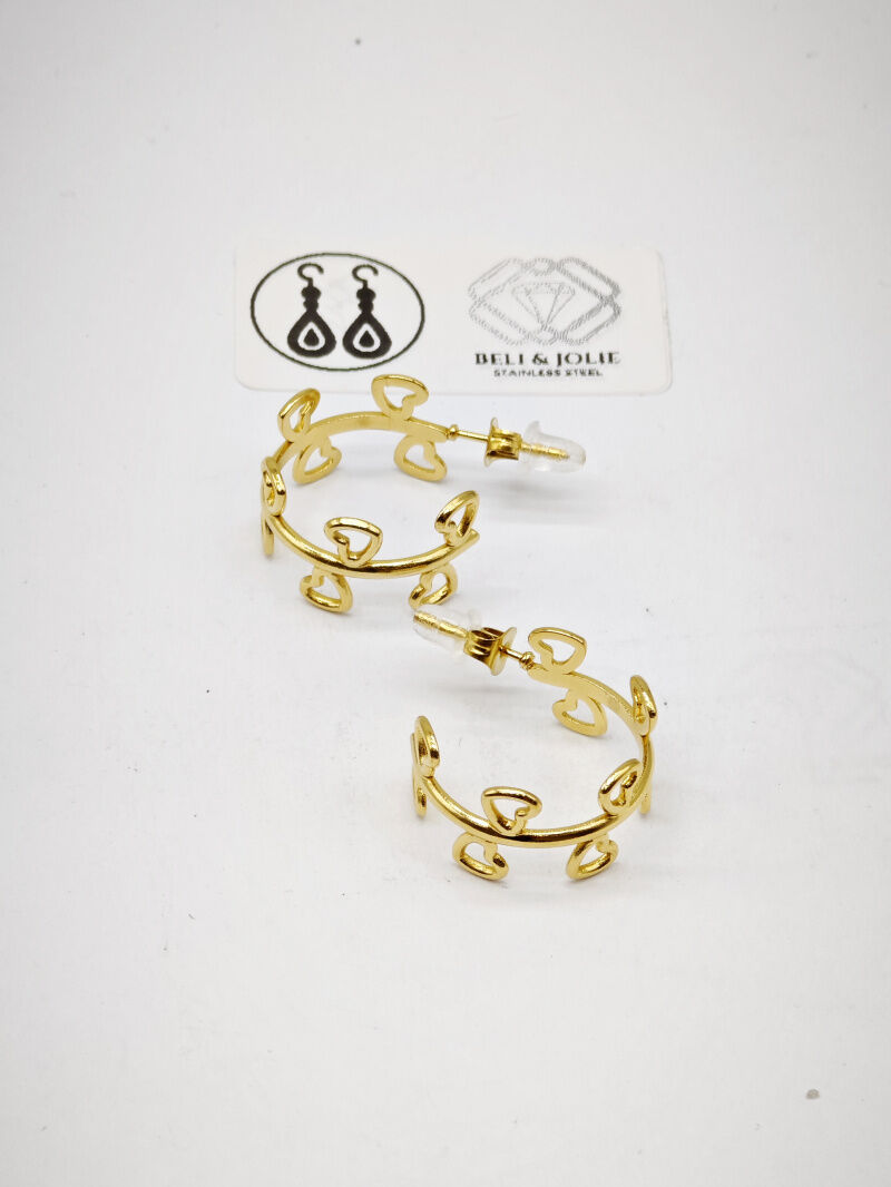 Creolen aus Edelstahl - V30