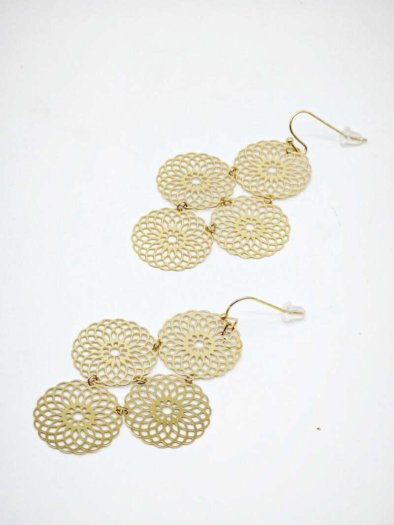 Edelstahl Ohrringe - V61