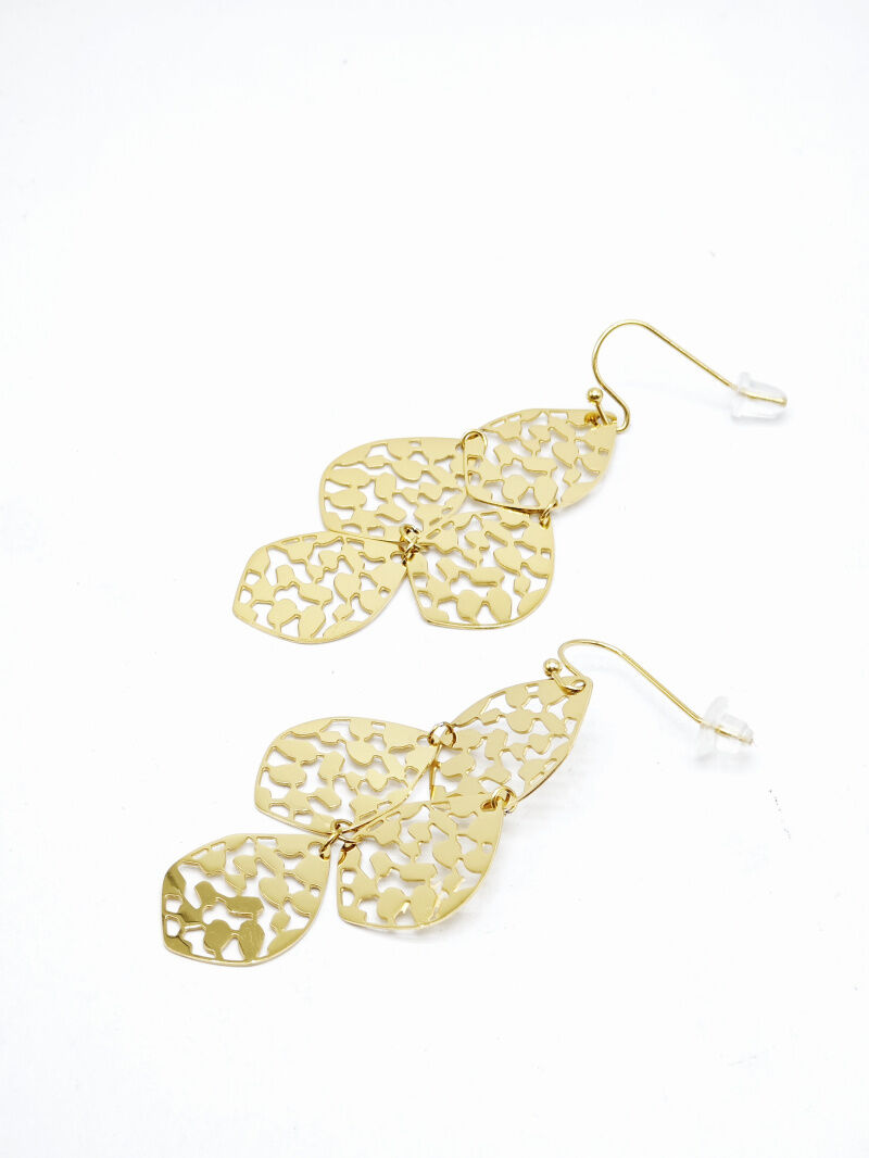 Edelstahl Ohrringe - V62