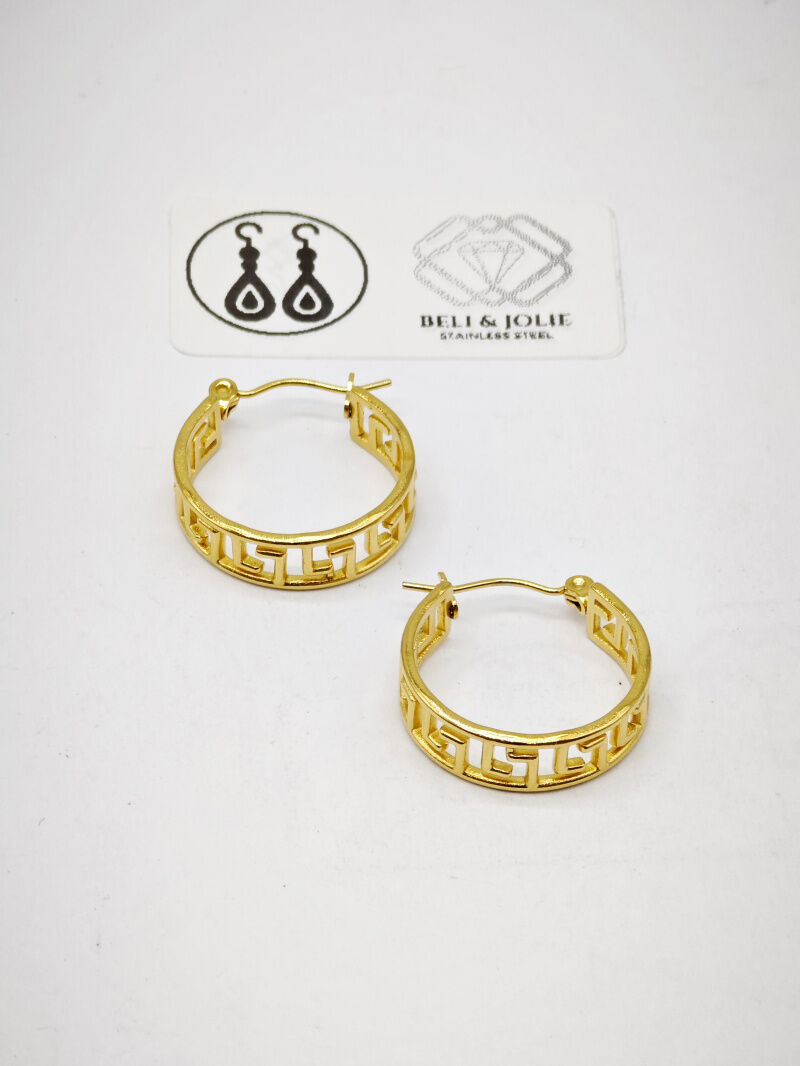 Creolen aus Edelstahl - V98