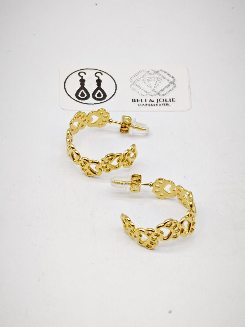 Creolen aus Edelstahl - V99