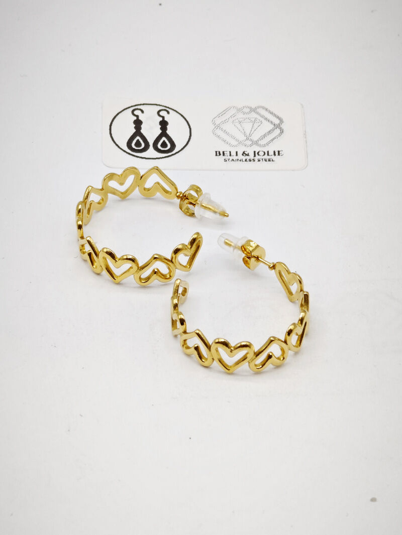 Creolen aus Edelstahl - V101