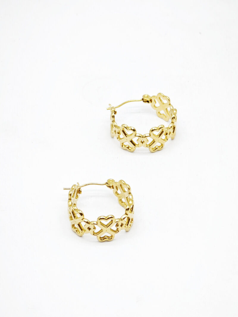 Creolen aus Edelstahl - V102