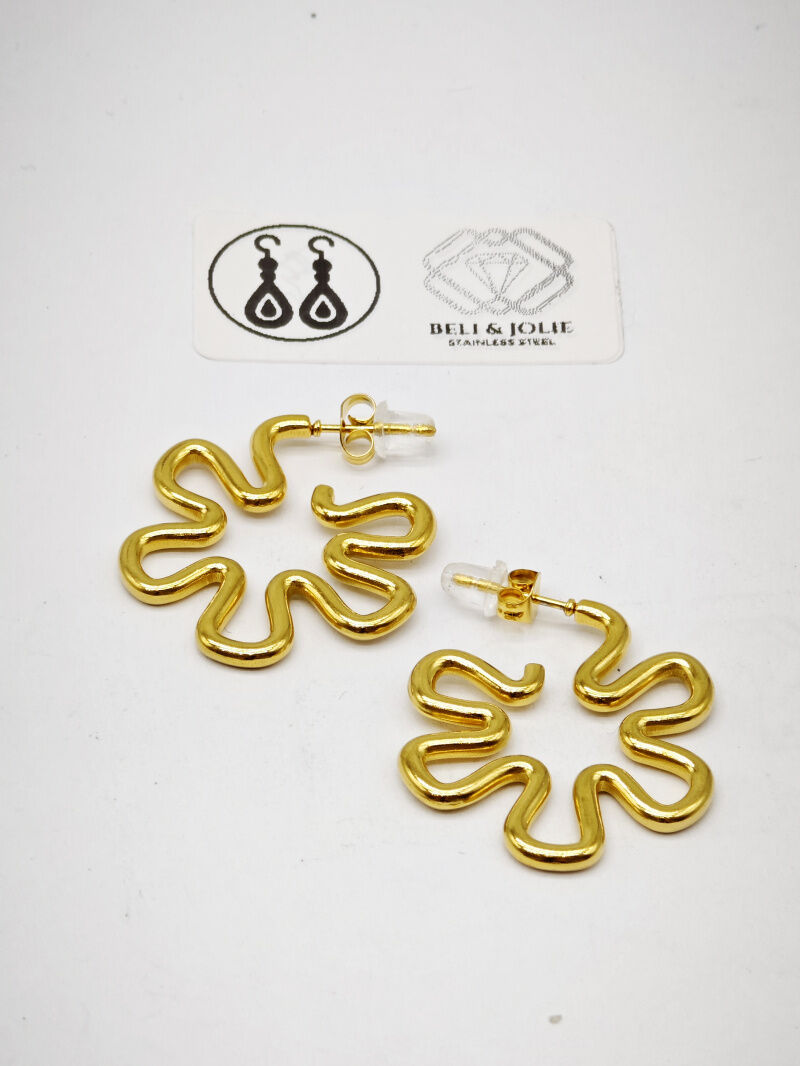 Creolen aus Edelstahl - V105